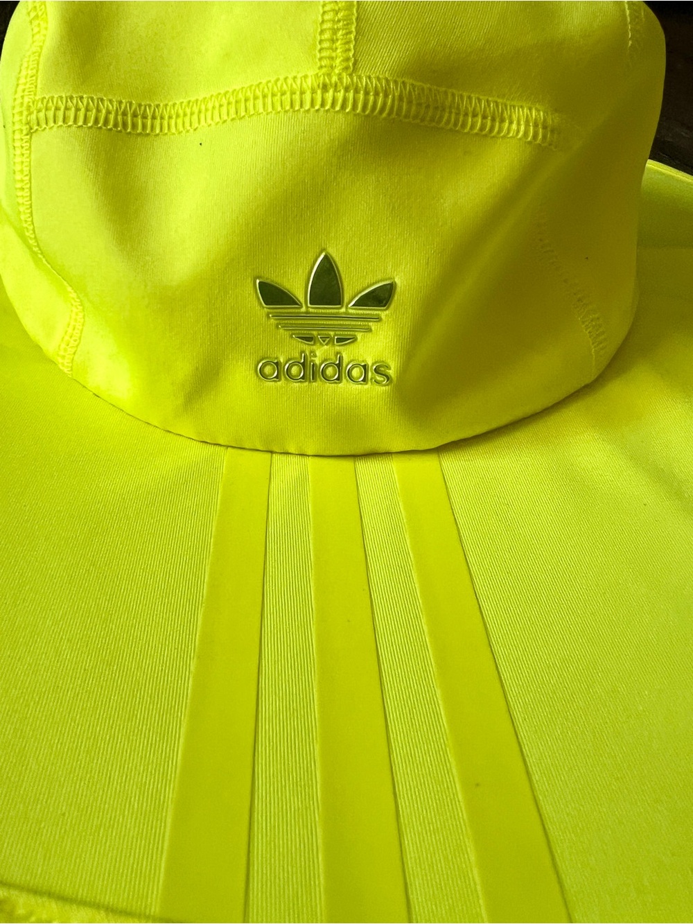 IVY PARK x Adidas Neon Yellow Wide Brim Hat - Picture 4 of 10